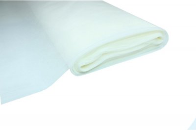 Krem Rengi Kristal Tül